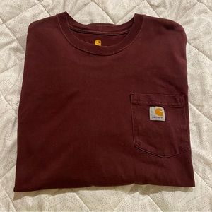 CARHARTT Maroon T-Shirt